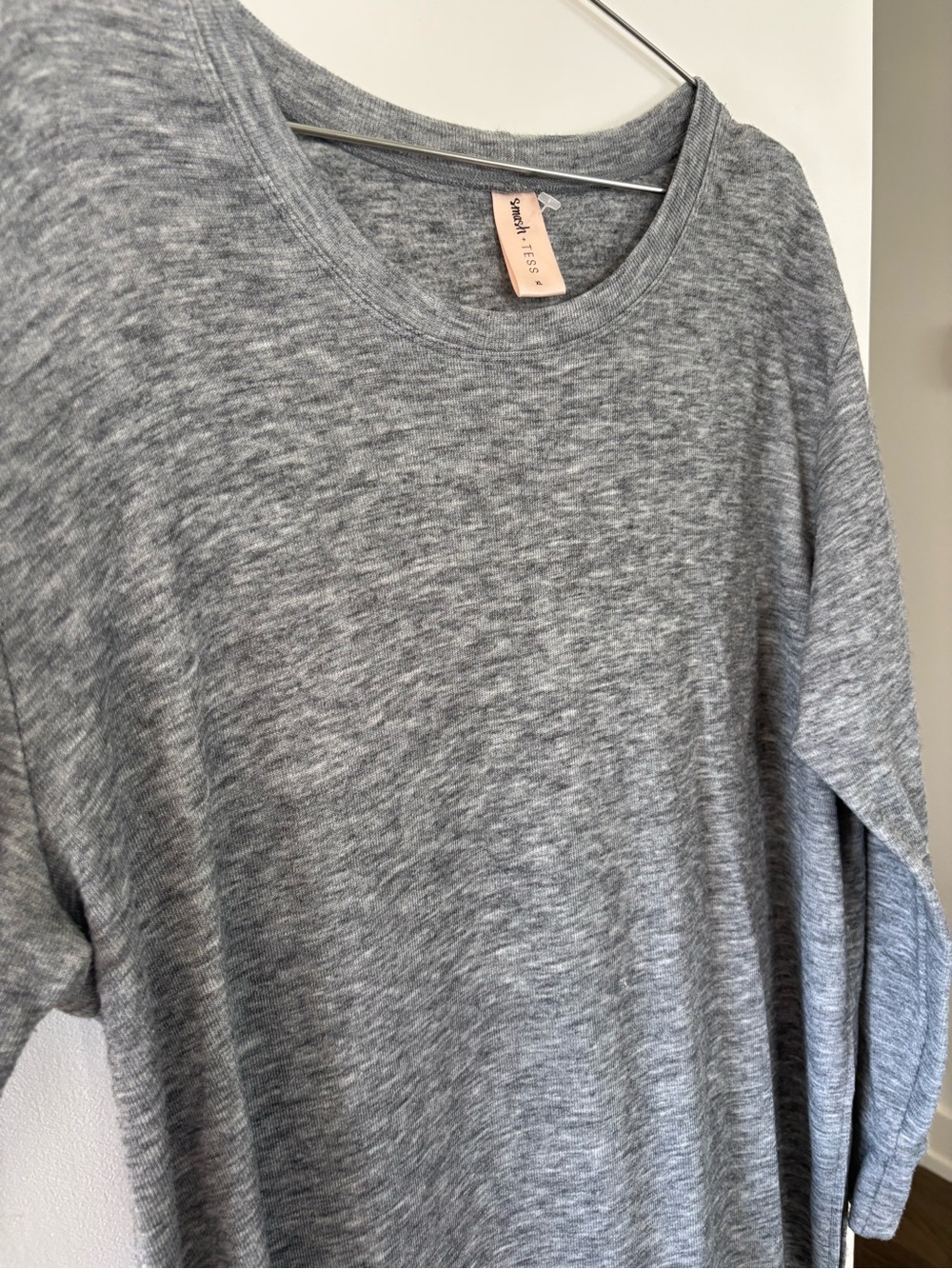 Smash + Tess Heather Gray Crewneck Maxi Tunic - Picture 7 of 7